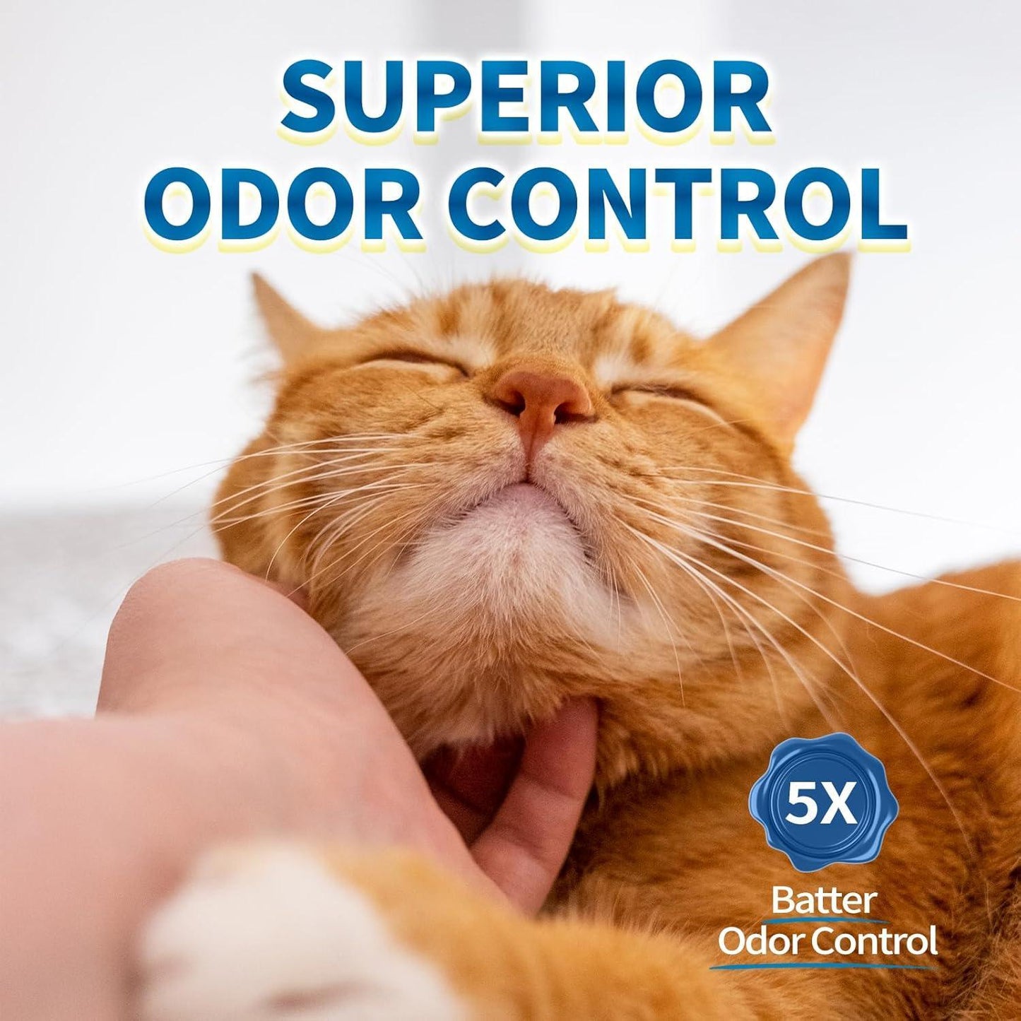 Crystal Cat Litter For Pets, No Caking, Odor Control, Light Weight, Low Dust, Easy To Use