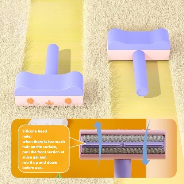 Reusable Pet Hair Roller – 2-Way Lint Brush for Furniture, Clothes & Pet Fur