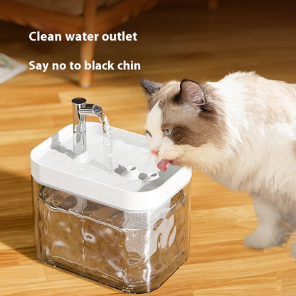 Cat Water Fountain Automatic Circulation Flow Water Fountain Kitten Drinking Water Apparatus