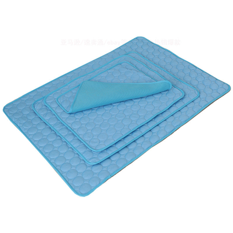 Cooling Mat for Dogs & Cats – Ice Silk Summer Pet Bed