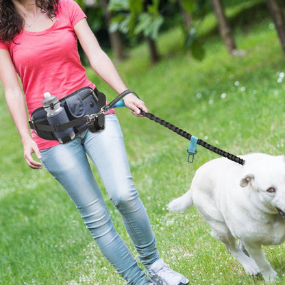 Dog Walking Waist Bag Elastic Rope