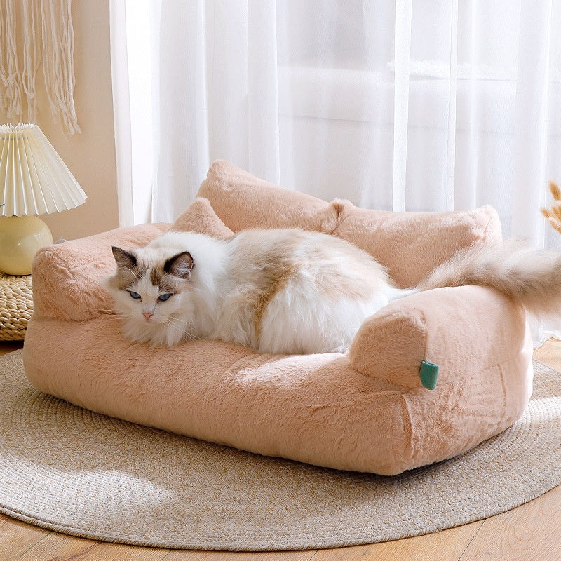 Flannel Warm Cat Sofa Bed