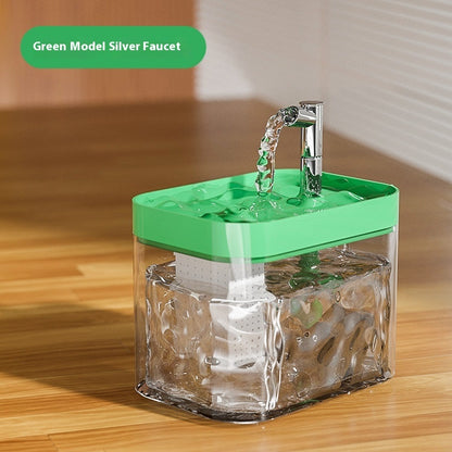 Cat Water Fountain Automatic Circulation Flow Water Fountain Kitten Drinking Water Apparatus