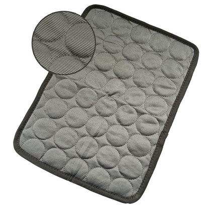 Cooling Mat for Dogs & Cats – Ice Silk Summer Pet Bed