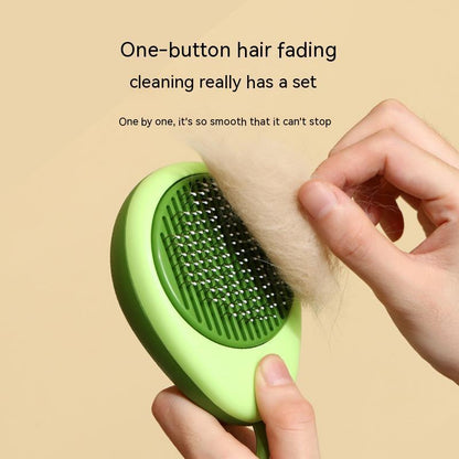 Avocado Pet Brush – 2-in-1 Massage & Hair Remover for Cats, Dogs & Small Pets