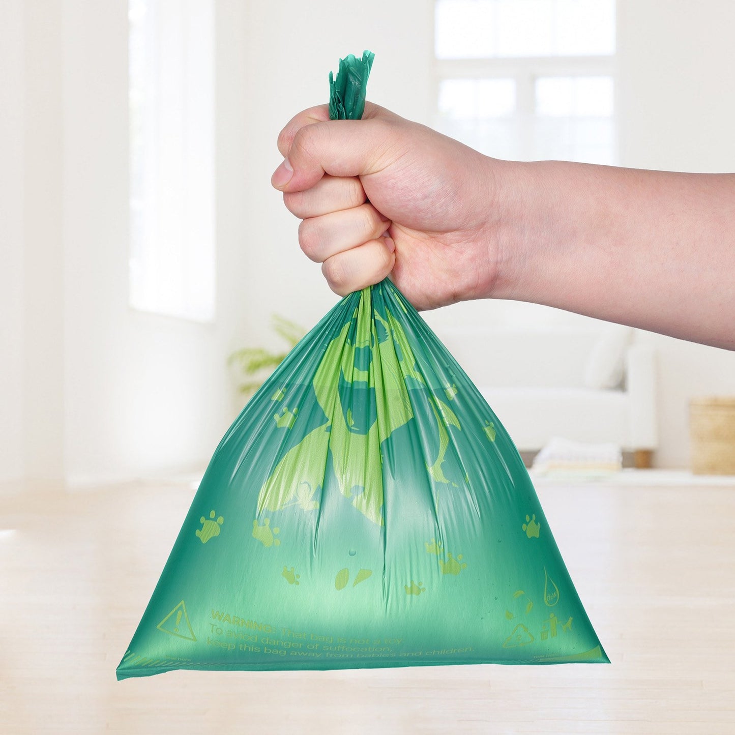 Thick Dog Poop Waste Bags Refill Rolls 270PCS Lavender Scented Biodegradable