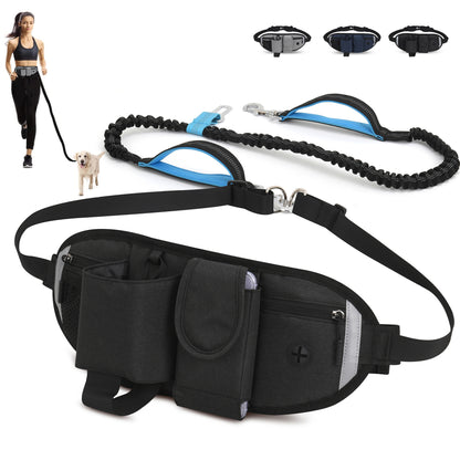 Dog Walking Waist Bag Elastic Rope