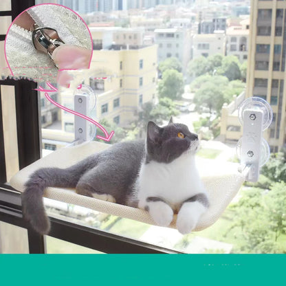 Cat Window Hammock – Cozy Suction Cup Bed for Sun-Loving Cats