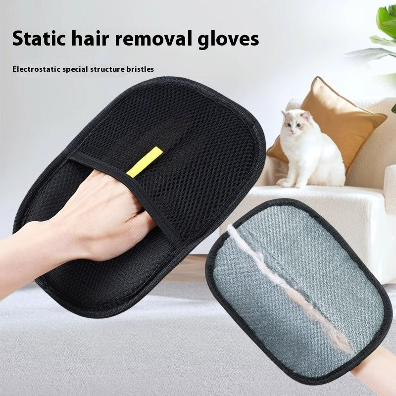 Pet Hair Remover Glove – Gentle Deshedding & Grooming Mitt for Dogs, Cats & Small Pets