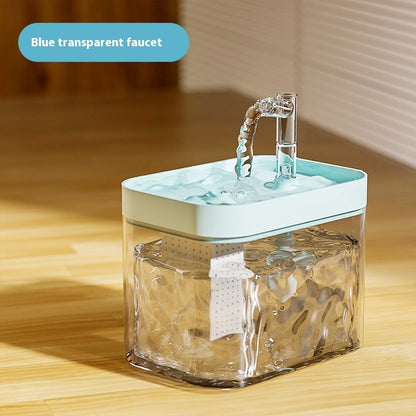 Cat Water Fountain Automatic Circulation Flow Water Fountain Kitten Drinking Water Apparatus