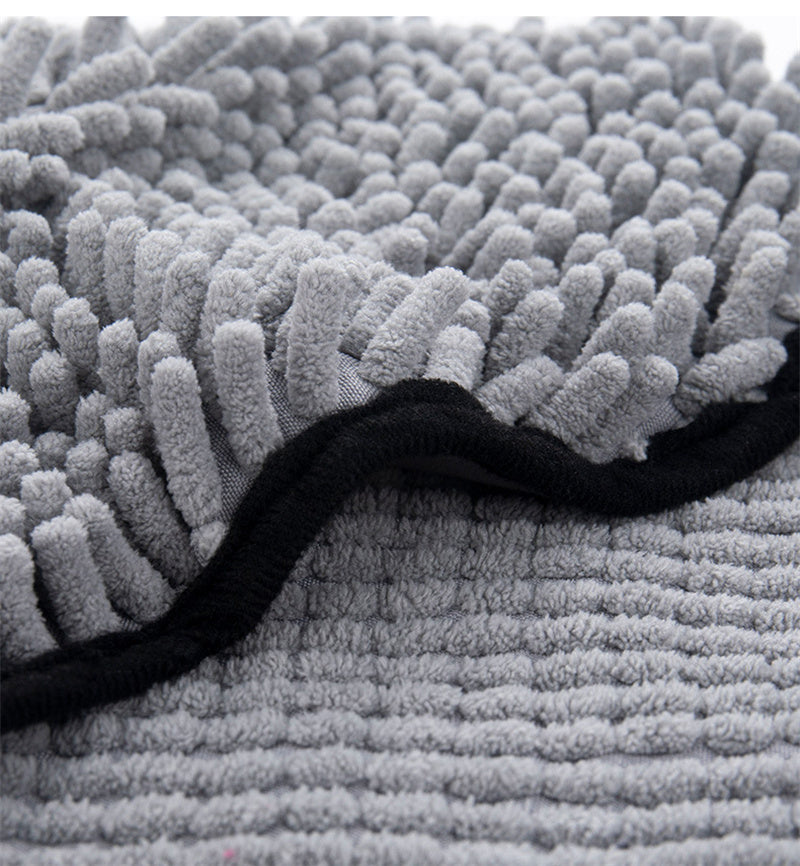 Super Absorbent Pet Bath Towel – Quick-Drying Microfiber Dog & Cat Bathrobe