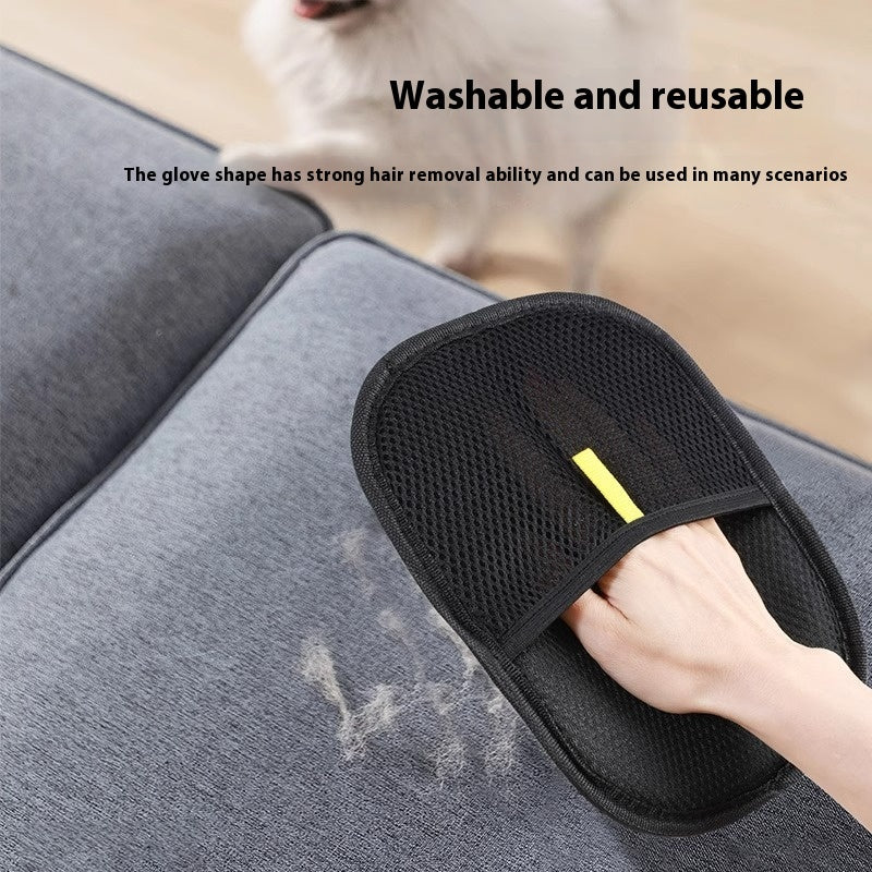 Pet Hair Remover Glove – Gentle Deshedding & Grooming Mitt for Dogs, Cats & Small Pets