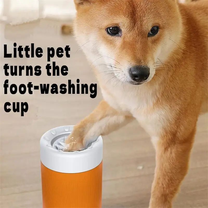 Pet Foot Washing Cup Dog Out Cleaning And Grooming Paw Washing Artifact Automatic Foot Washing And Foot Bath Cup Tool