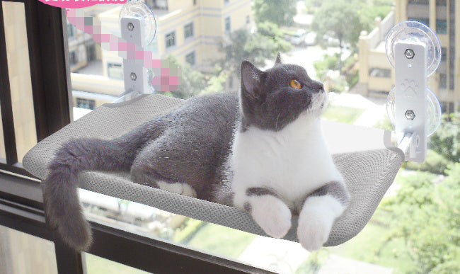 Cat Window Hammock – Cozy Suction Cup Bed for Sun-Loving Cats