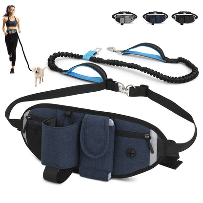 Dog Walking Waist Bag Elastic Rope