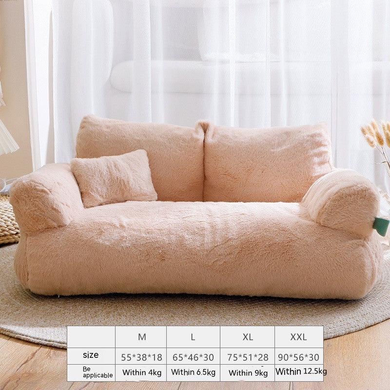 Flannel Warm Cat Sofa Bed